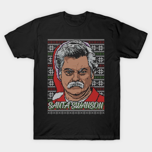 Santa Swanson T-Shirt by CoDDesigns